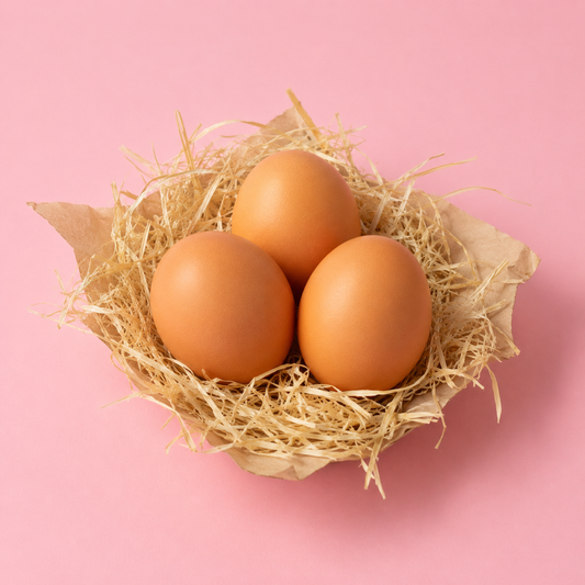Organic free range eggs (3 per pack)