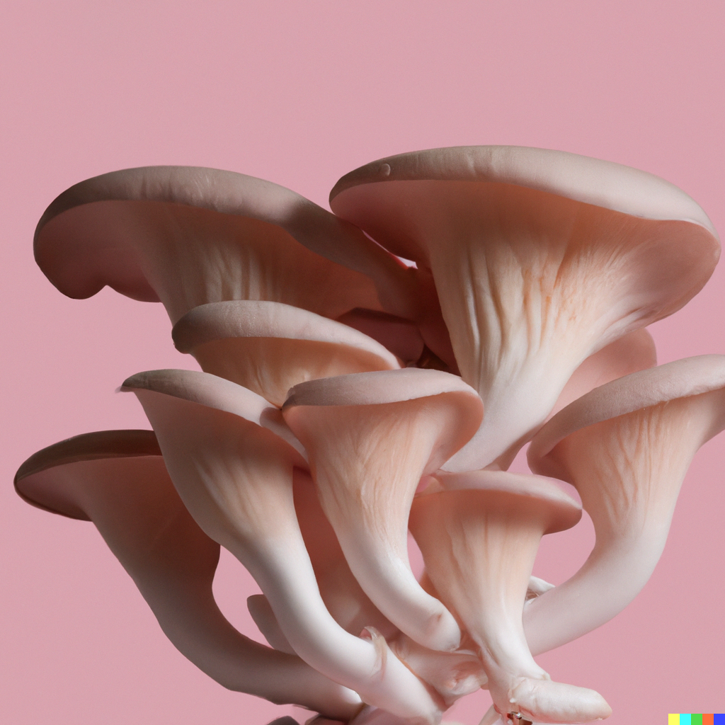 Pink Oyster mushrooms 100g